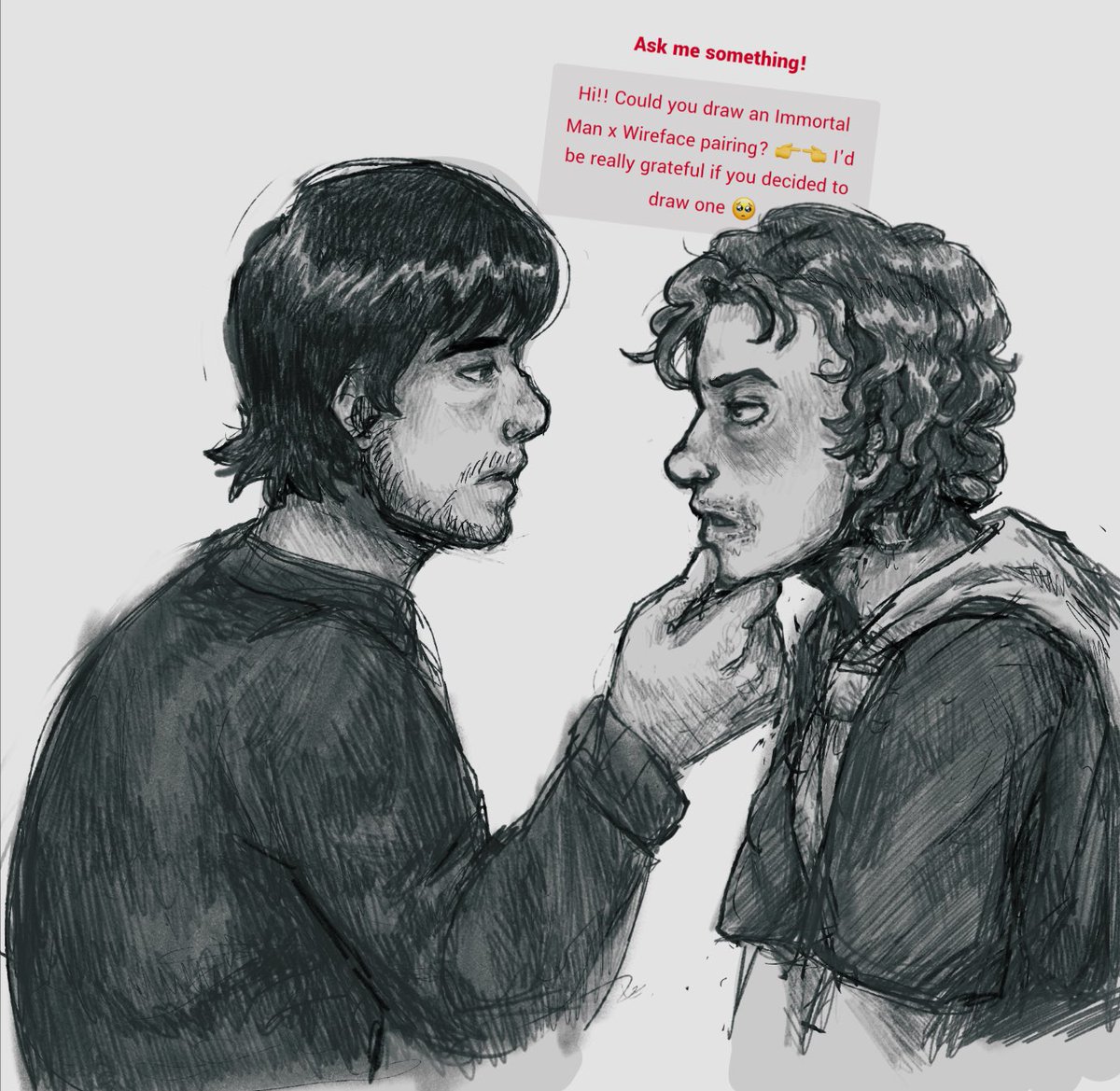 juricake's tweet image. Ship requests! #creepylante #immortalman #wireface #ninah