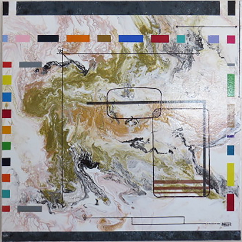 artetmiss's tweet image. Patricia DALUZ GALEGO — Impact : acrylique pouring 60x60 cm. Chaos organique vs structure géométrique. 
Plus d'infos : wix.to/vESUmsC
#Art #Pouring #Acrylique #PeintureAbstraite