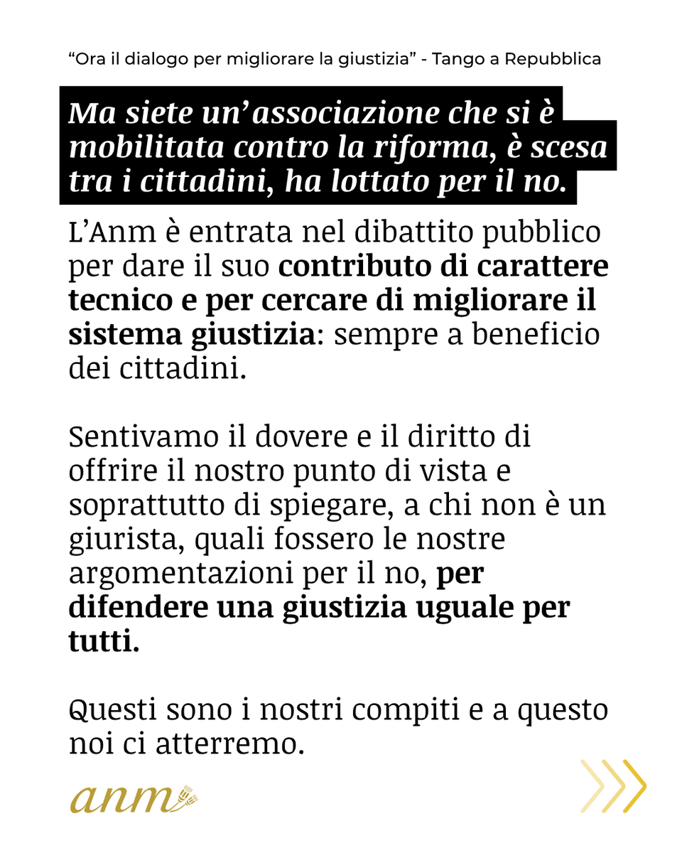 ANM Associazione Nazionale Magistrati tweet media