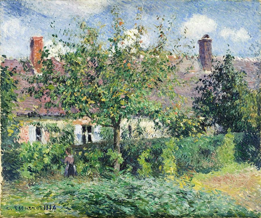 AlessandroForn6's tweet image. Camille #PISSARRO, "PAESANT HOUSE AT ERAGNY" 1884 #art #artlover #ArtLovers #Spring #Eragny