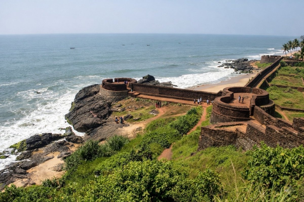rdchanchad's tweet photo. This coast does something strange to you. You begin the drive thinking you are chasing destinations… and somewhere between salt in the air, old forts, fishing boats and endless Arabian blue, you realise the road has quietly been rebuilding you instead.

#epiccoastaldrive #bekal #kerala #godsowncountry