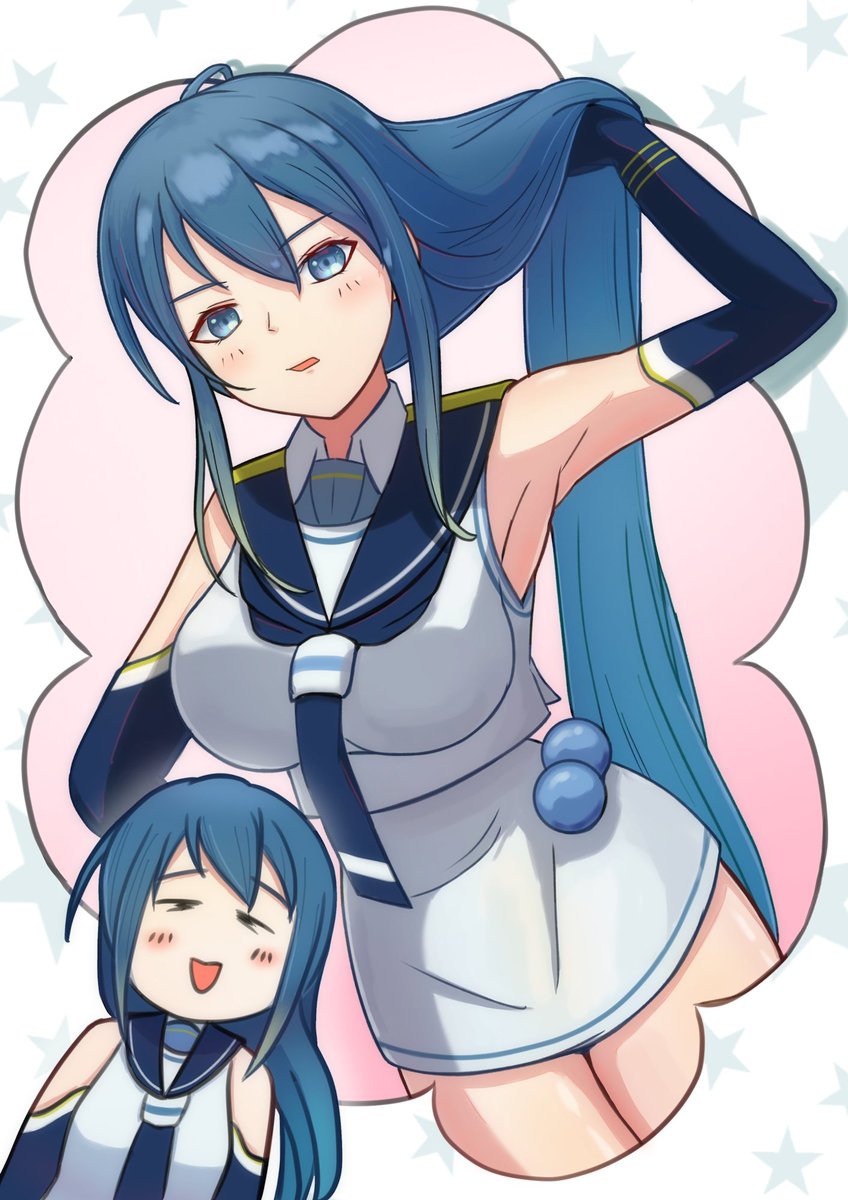 dareiruca's tweet photo. 五月雨お姉さま！？。。。な妄想をする五月雨ちゃん
#艦これ #五月雨 https://t.co/L7RpZ1NlUs