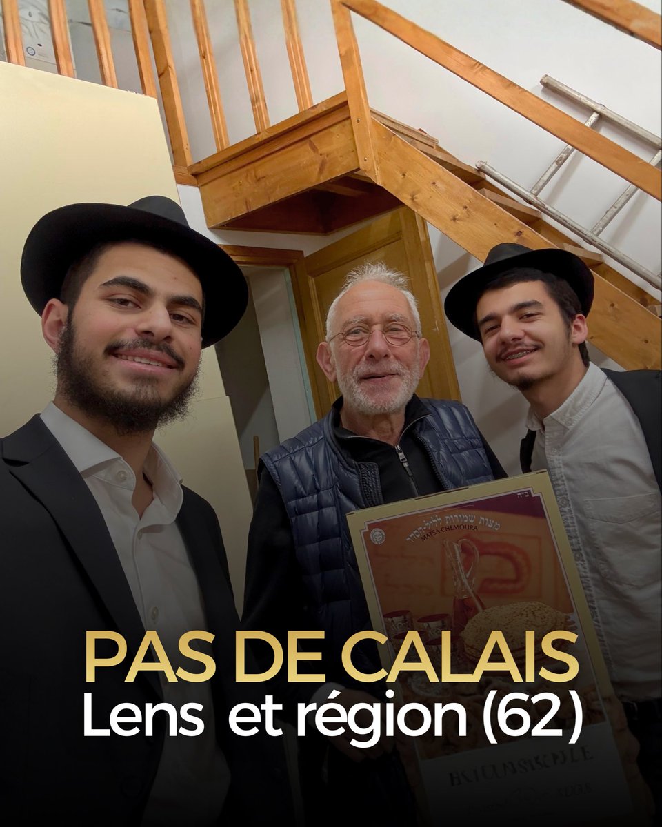 partagerLumiere's tweet photo. Hauts-de-France
Lens et sa région (62)

Pessa’h approche, et certains s’apprêtaient à le vivre seuls.

Alors nous nous sommes organisés : des bénévoles mobilisés, des portes frappées, des colis distribués, des séder partagés.
Des matsot, des mezouzot, et surtout, de la présence. https://t.co/aCUfVBkF6t
