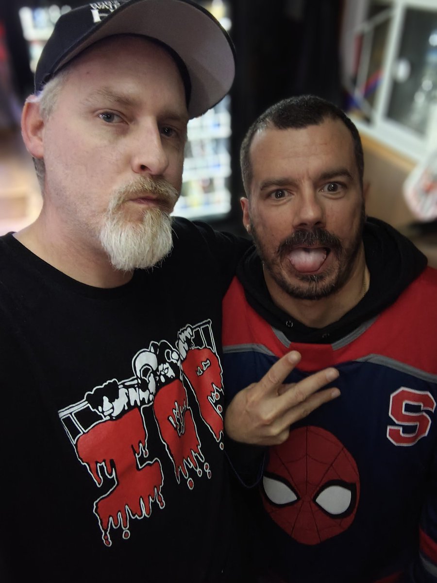 BartenderMVP's tweet photo. How do you know the shits about to hit the fan?
When INFL1KT3D is back together in the flesh!
@PeraSyte randomly showing up at my work. I said "WHAT THE FUCK ARE YOU DOING HERE?"
#Shenanigans #WickedShit https://t.co/VGyKeGQbNF