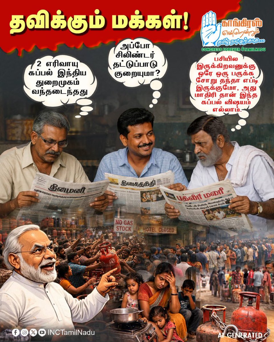 SevadalTN's tweet image. தவிக்கும் மக்கள் !

#BJPfail
#ModiFail
#INCTamilNadu