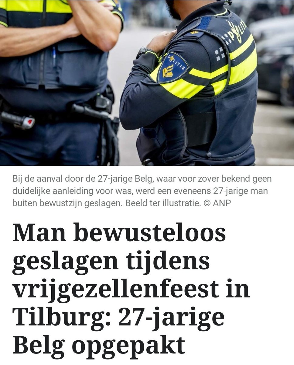 Bewusteloze man geslagen tijdens vrijgezellenfeest in Tilburg