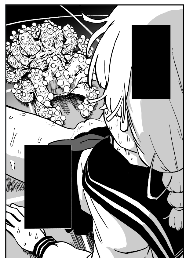 触手とボサ髪で一気に作画コスト上がって明らかに進捗速度が落ちてきてる 