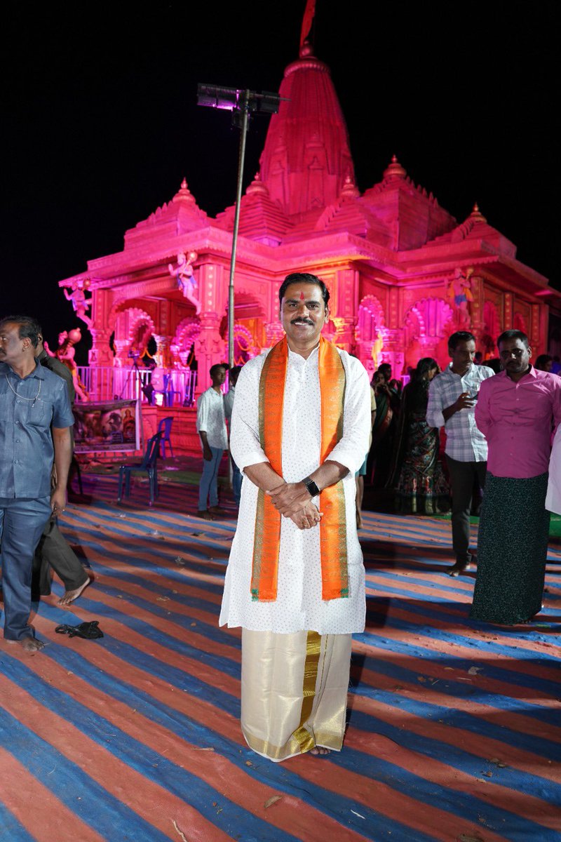 I felt truly blessed to attend the sacred celebrations of Sri Ramanavami as a special guest at the premises modeled after the Shri Ayodhya Ram Mandir, built in Peddapalli village of Tanakallu mandal, Kadiri Assembly constituency, Sri Sathya Sai district, and to have the darshan
