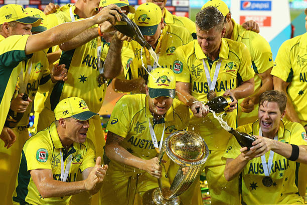 UStarc64's tweet image. #11YrsOf5thCWC Flashback to #CWC15 💛 11 Years Gone, Memories Still Strike Like a Yorkers! 🥵🔥 @MClarke23 @CricketAus 
#CricketAustralia #CricketAustraliaFans #Cricket #CricketWorldCup #CaptainClarke
