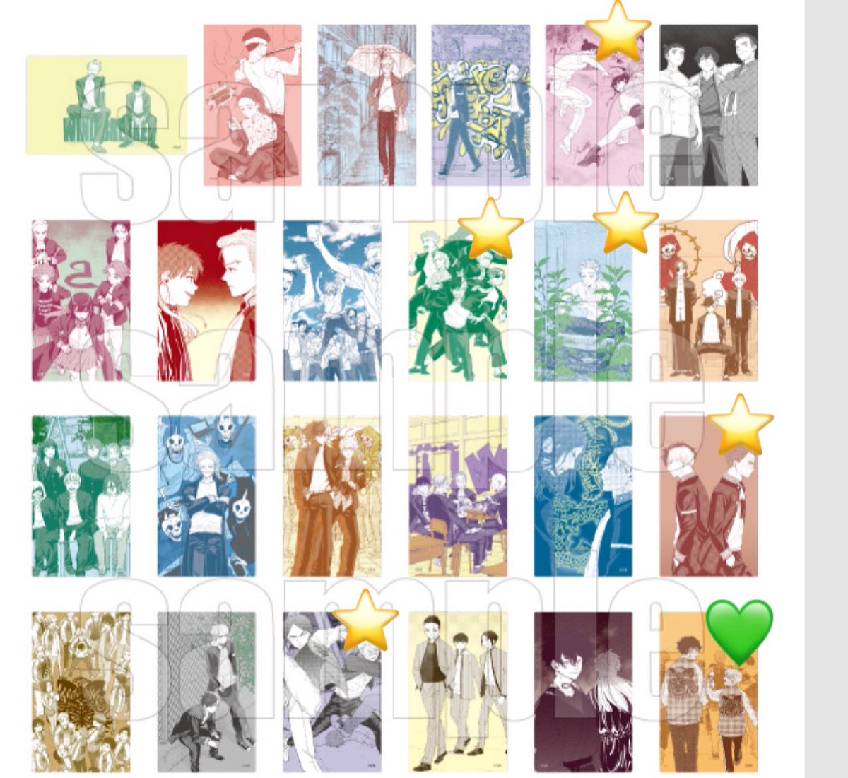 Chanchanchan31's tweet photo. ウィンブレ展 クリアカード パシャこれ

譲 ▶︎ ⭐️
求 ▶︎ 💚

郵送交換
(タイミングにより都内、神奈川にて手渡し可能です！)

よろしくお願いいたします！ https://t.co/wDMztVJu09