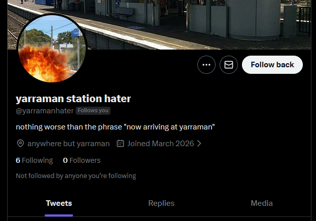 Malvern Station Hater tweet media