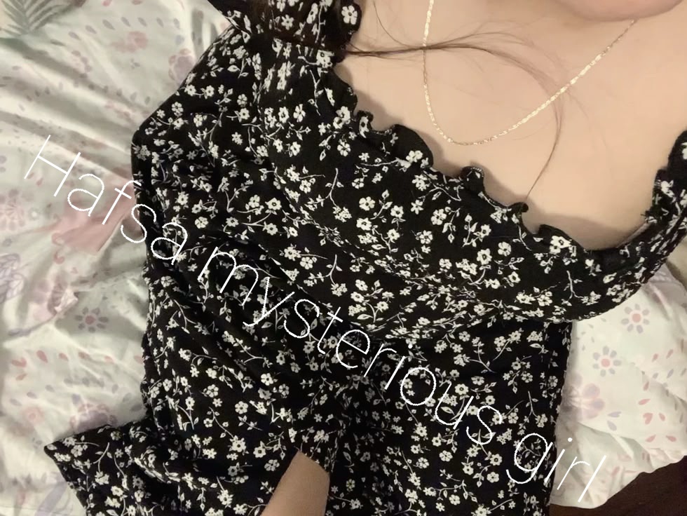 Hafsa mysterious girl tweet media