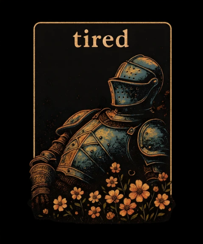 Get this design from here: redbubble.com/shop/ap/176445…
.
.
.
#knight #medieval #fantasy #anime #manga #romantic #ironic #digitalart #gothic #medieval_fantasy #wallartforsale #Designer #tired #funny #artcollection