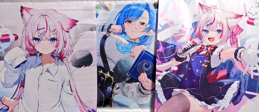 ススーロ(アークナイツ) 「#海汐もるふ 船長の誕生日グッズ届いた! 可愛いですね可愛いですね この可愛さを」|❄️青葉きの🌸のイラスト