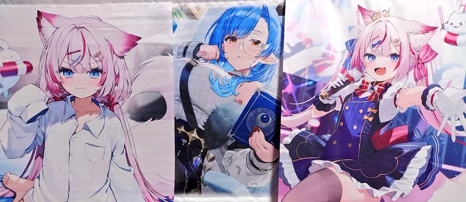 #海汐もるふ 船長の誕生日グッズ届いた! 可愛いですね可愛いですね この可愛さをお裾分けしなきゃ