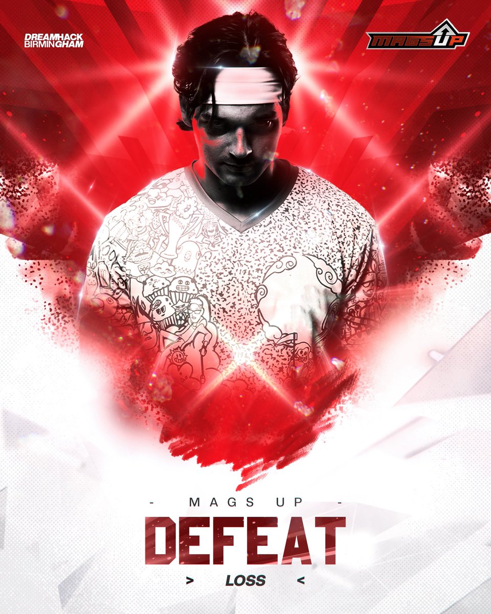 MagsUp's tweet photo. Championship Sunday Update!

0 - 3 Vs @ShopifyRebels 

We drop to Loser bracket and face @Majin_club

#MagsUp https://t.co/4hr29jd4xY