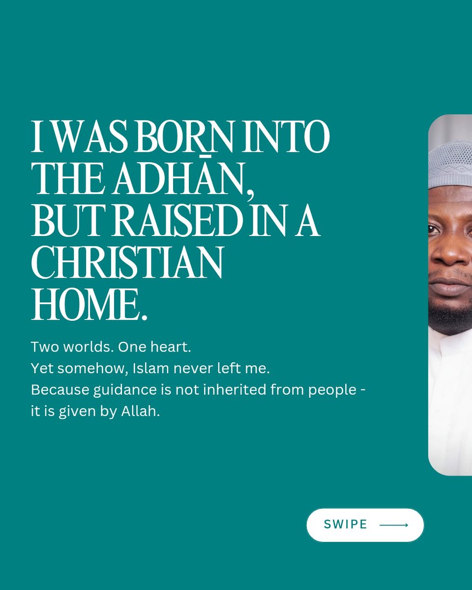 TawhidOlasun's tweet photo. Sometimes life takes you through different worlds before you understand your path.

Faith is not always a straight road. Sometimes it is a call that keeps returning until you answer it.

My name is Tawhid - a reminder that Allah is One. https://t.co/4g39CSh6Jq