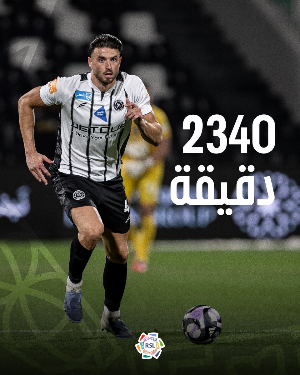 باستثناء حراس المرمى.. ويسلي هوديت الأكثر مشاركةً في دقائق اللعب في #دوري_روشن_السعودي 🔝🇳🇱

#للجماهير