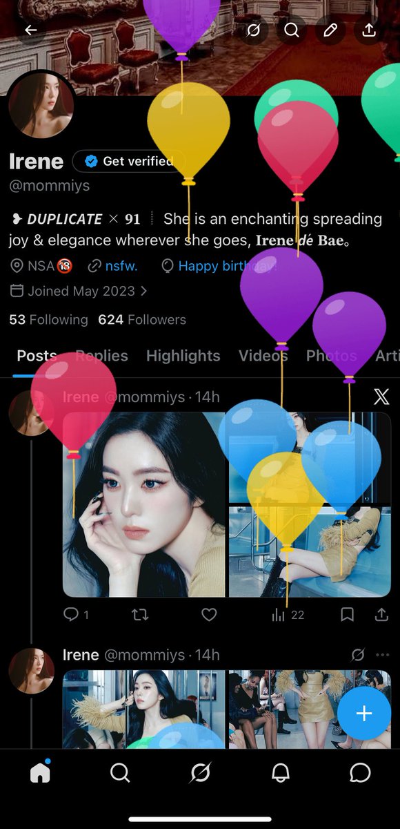 Irene tweet media