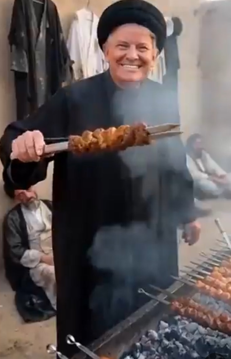 RadioPorky's tweet photo. I am making BZ-kababs! @BZKanging #Iran https://t.co/YYyg9nPI1e