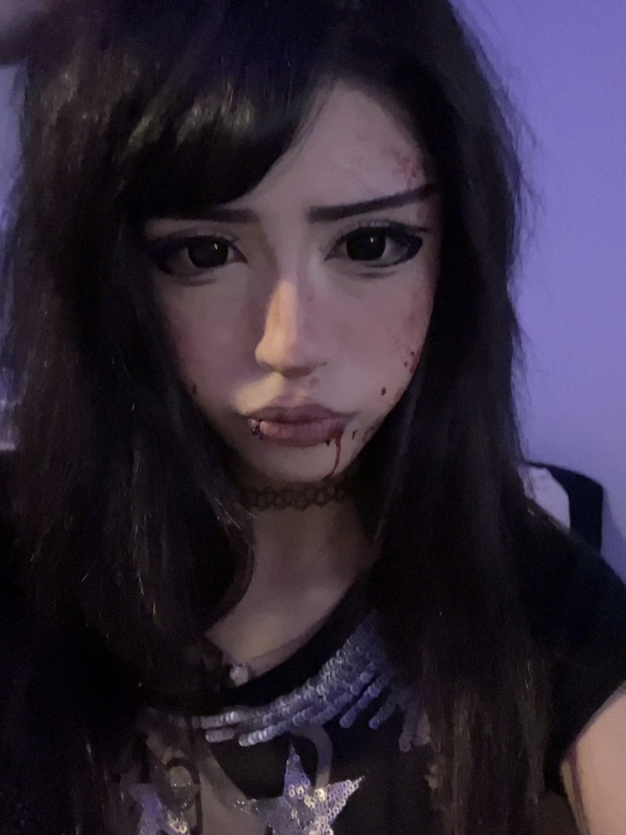 isugarbunnies's tweet image. old halloween makeup :DD #cutecore #egirl #kawaii