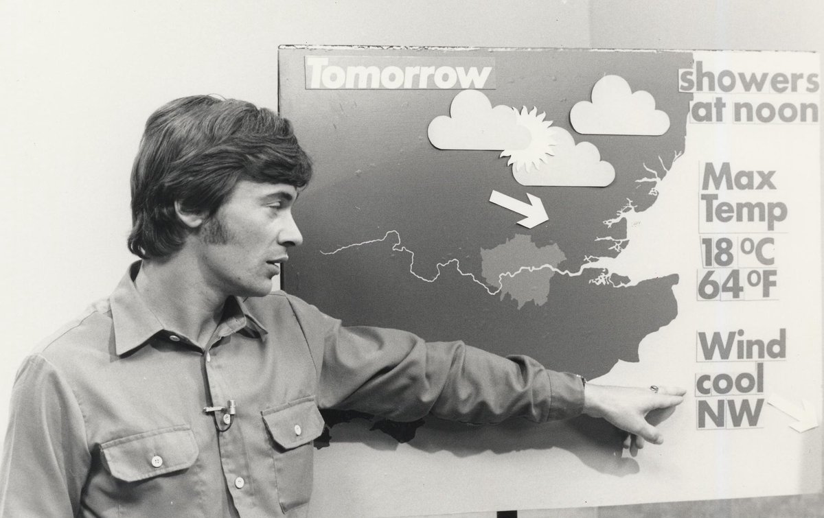ThamesTVArchive's tweet photo. #britishsummertime is here. Image of Francis Wilson and the weather map. #clocksgoforward #springforward https://t.co/Ygj3nMmC10
