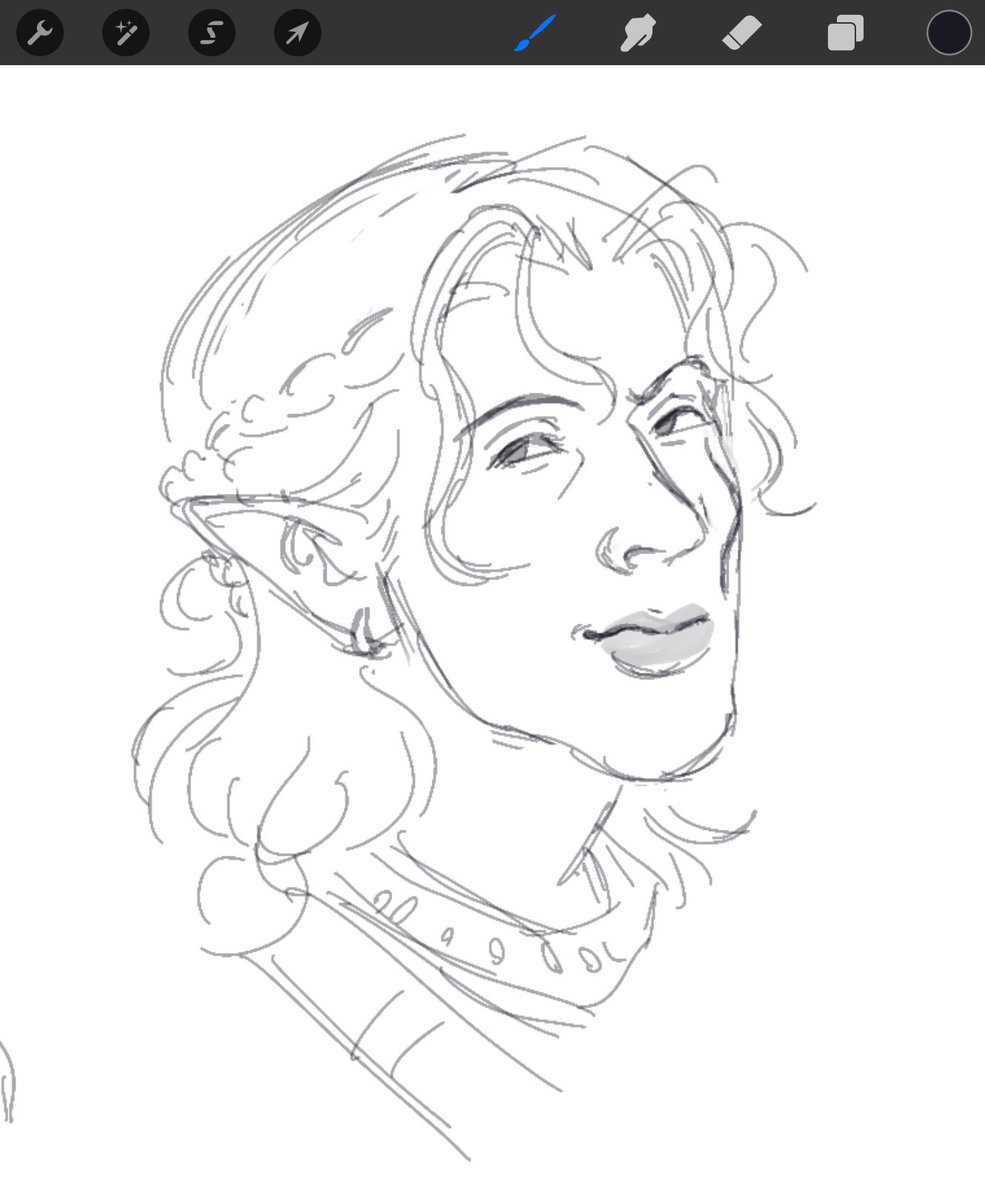 having trouble sleeping so heres some quick fenris and zev doodles 👻