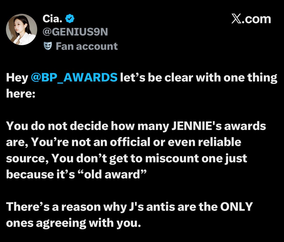 BLACKPINK AWARDS 🏆 tweet media