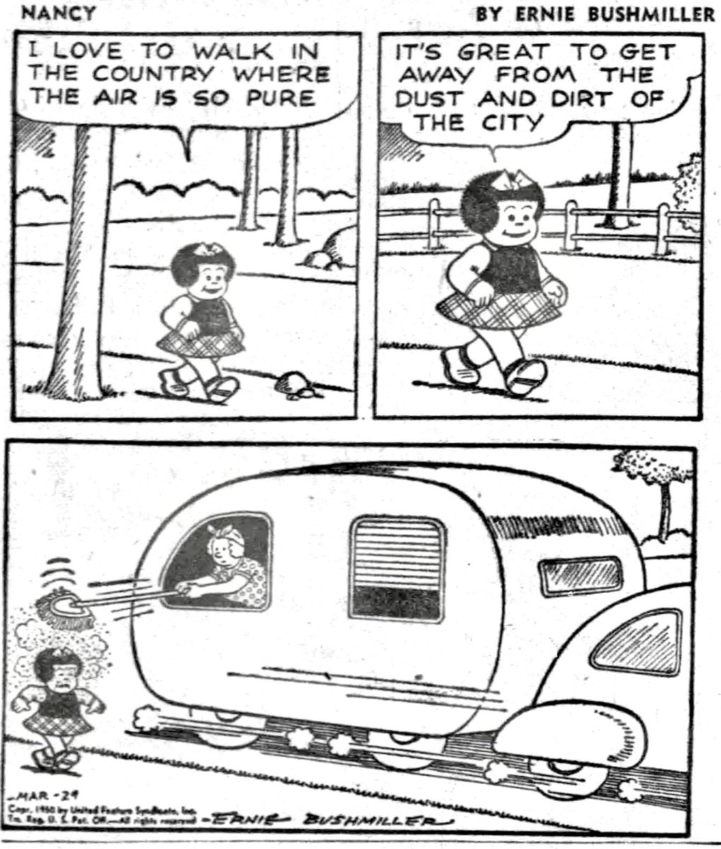Nancy Comics by Ernie Bushmiller tweet media
