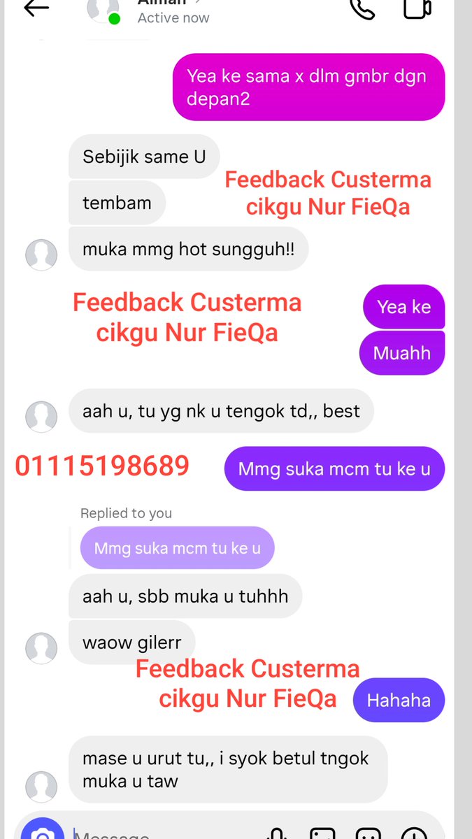 CikGu NuR FieQa NyaH tweet media