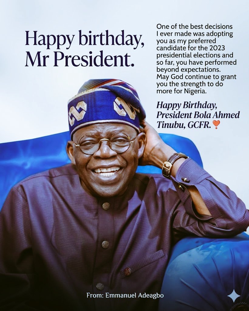 President Emmanuel Adeagbo⚖️ tweet media