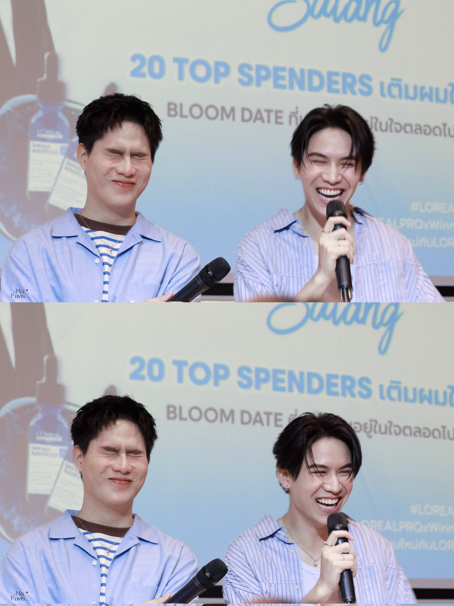 ยิ้มถึงตาที่แปลว่าถึงตาจริง ๆ ยิ้มจนตาปิด พี่วินนี่กับน้องตังอยู่ด้วยกันแล้วโคตรแฮปปี้ 🩵🤍

#วินนี่สตางค์   #WinnySatang
#LOREALPROXWinnySatang