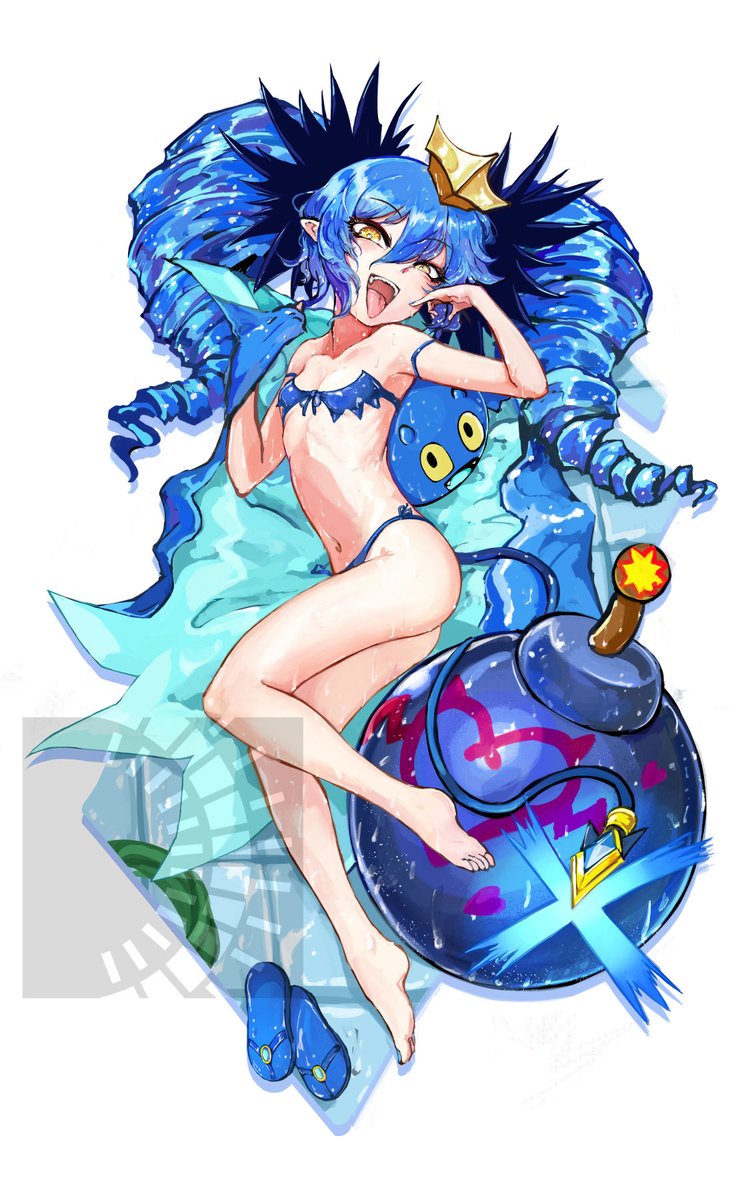 ボンバーガール
水着アクア