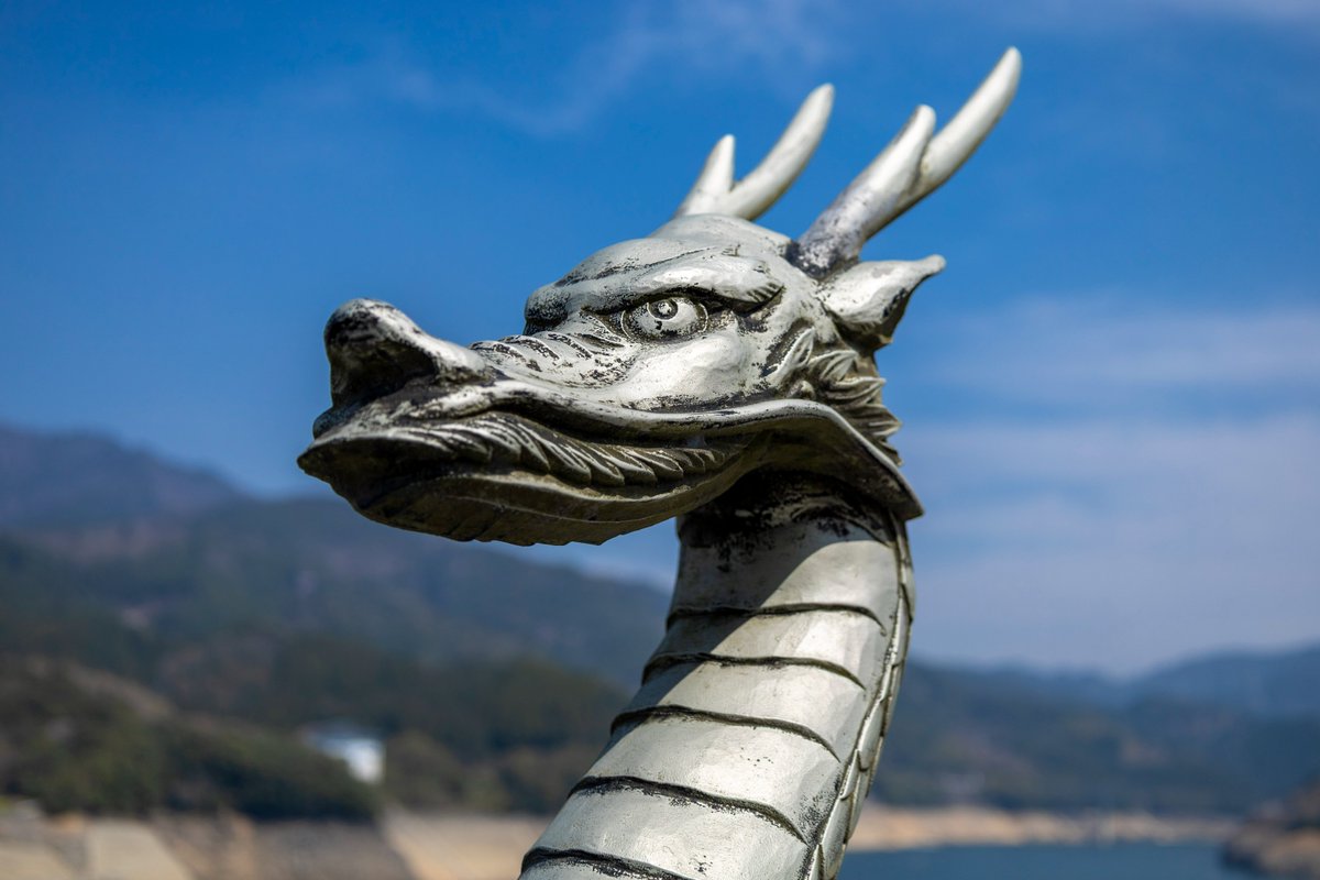 ダムの近くは桜がたくさんあるイメージだったのでｗｗ
竜門ダムへ！もう少しで満開という感じでした！
実際は空気が霞んでいたので編集の力ではっきりさせています。EOSRP
#竜門ダム #EOSRP