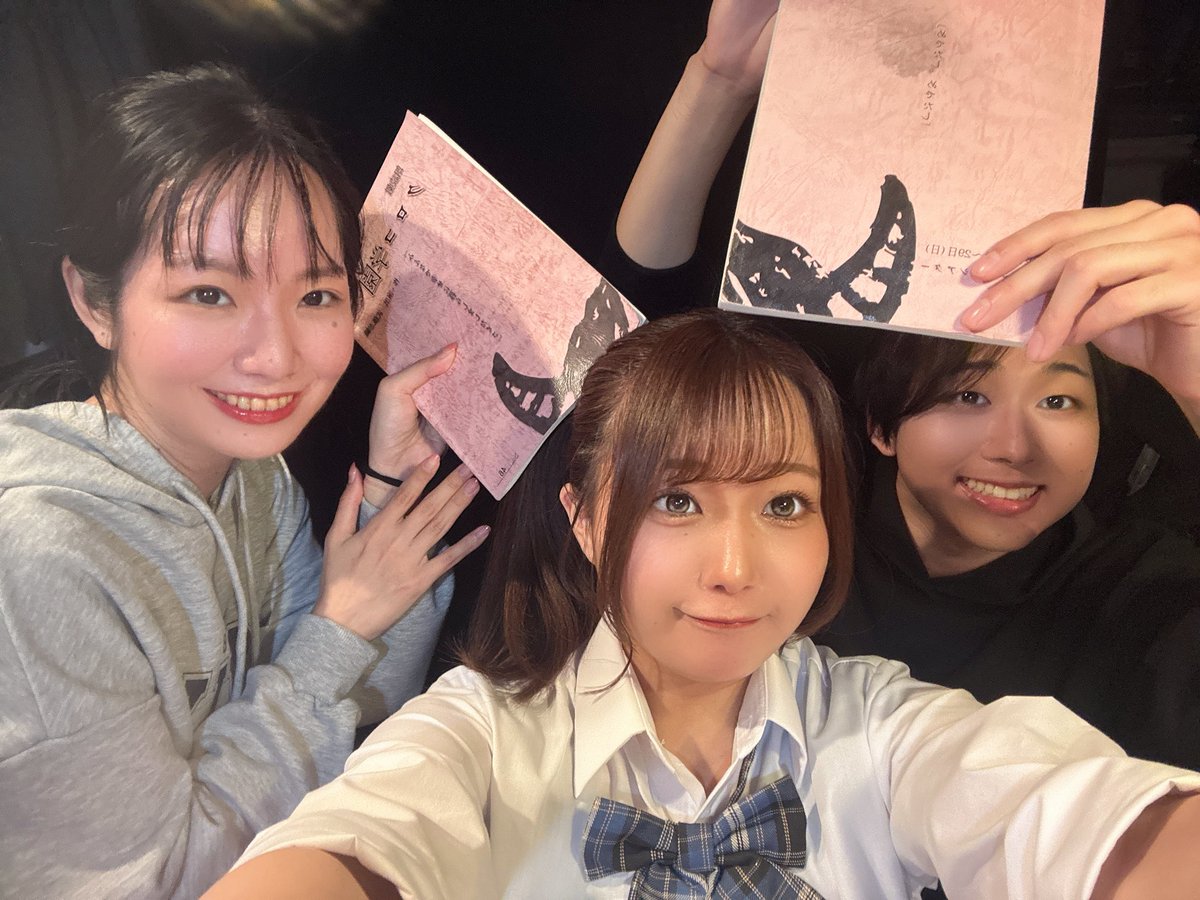 kogaya_kaede's tweet photo. Cチーム土方役の小茅楓です！
2公演ありがとうございました��
共演者の皆様と📷💭 ̖́-
 #クロコ学園 https://t.co/0YRqOLKzAr