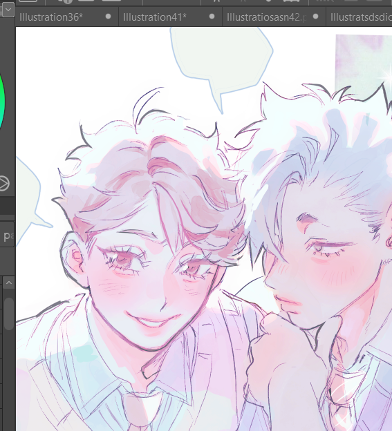 latly ive been drawing oikawa and kuroo 