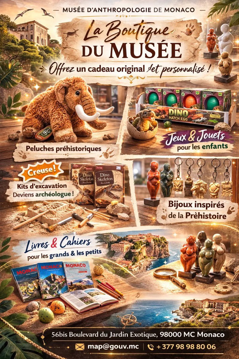 Musée d'Anthropologie préhist. de Monaco tweet media