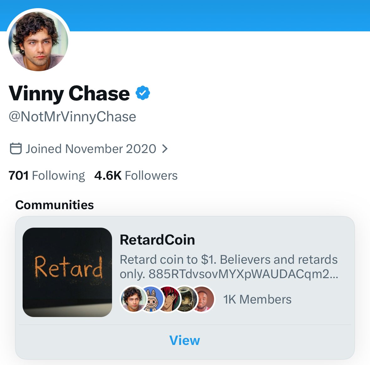 Vinny Chase tweet media