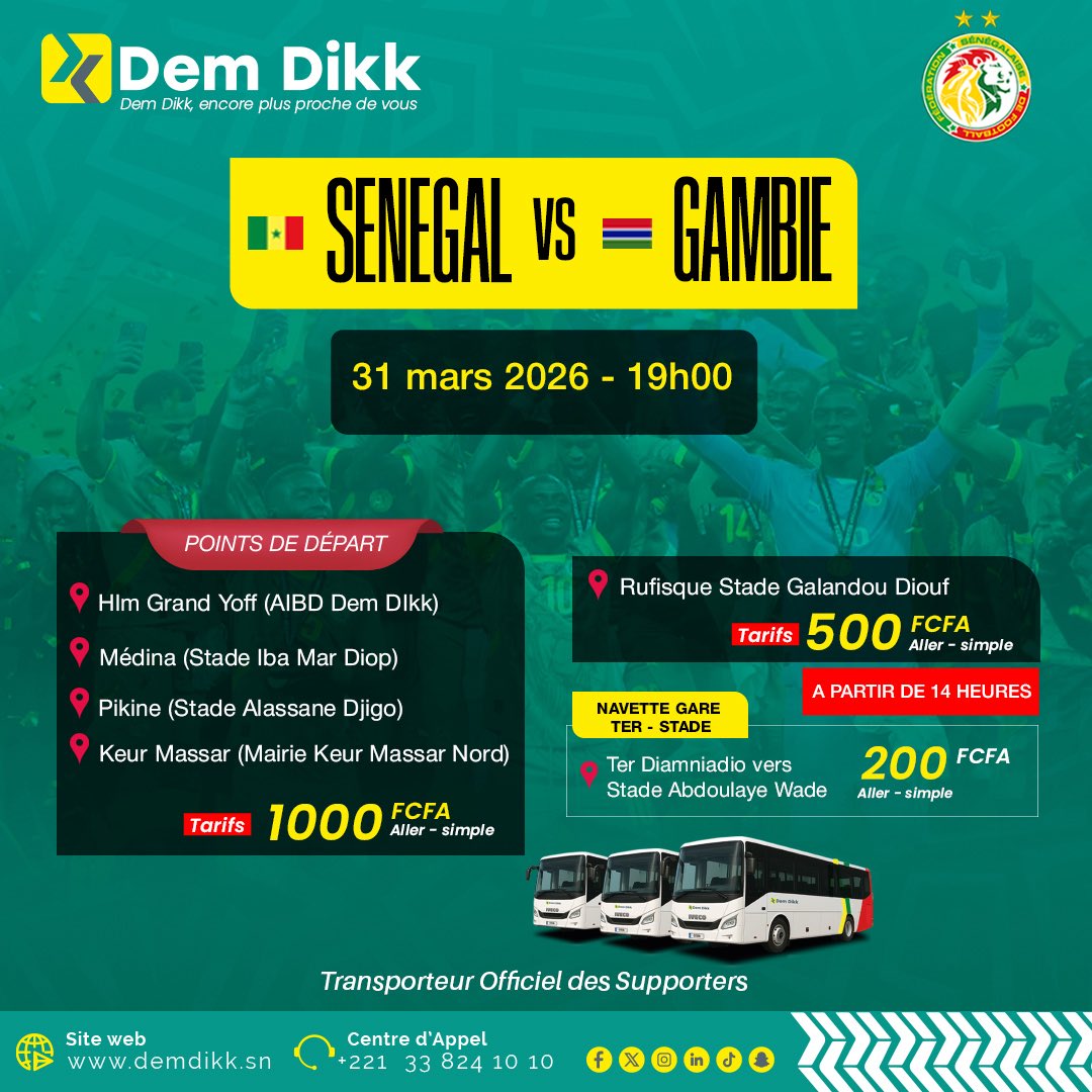 Dakar Dem Dikk L'officiel tweet media