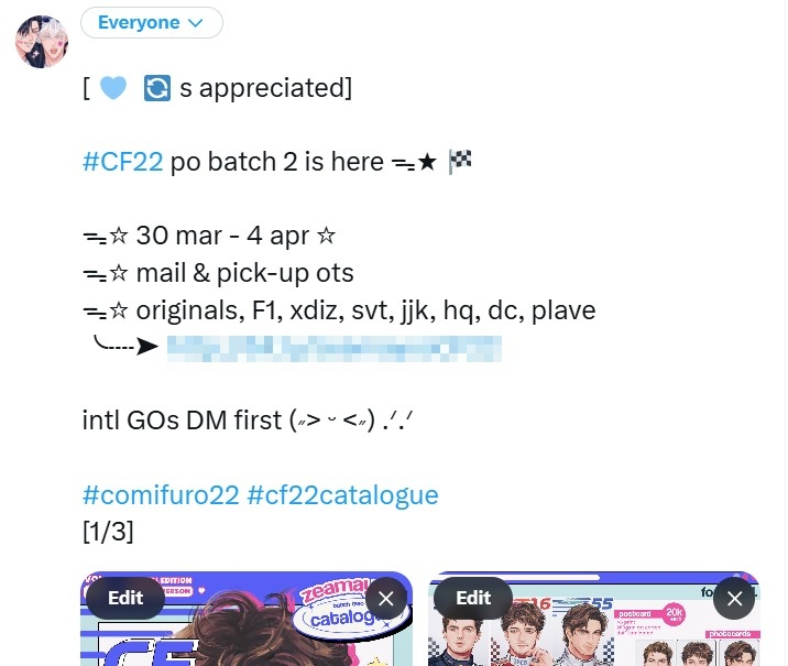 yenn 🍡 cf22 prep tweet media