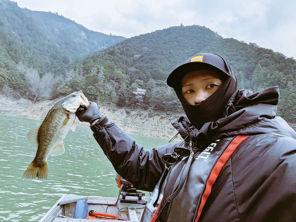 Yuki_Yamada0102's tweet image. 40センチ前後のバスさんの元気が激しくなってきました😘
デカいのは釣れぬ🐶
#バス釣り
＃池原ダム
#Y企画