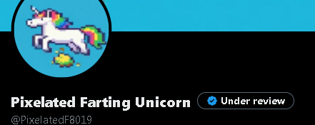 Pixelated Farting Unicorn tweet media