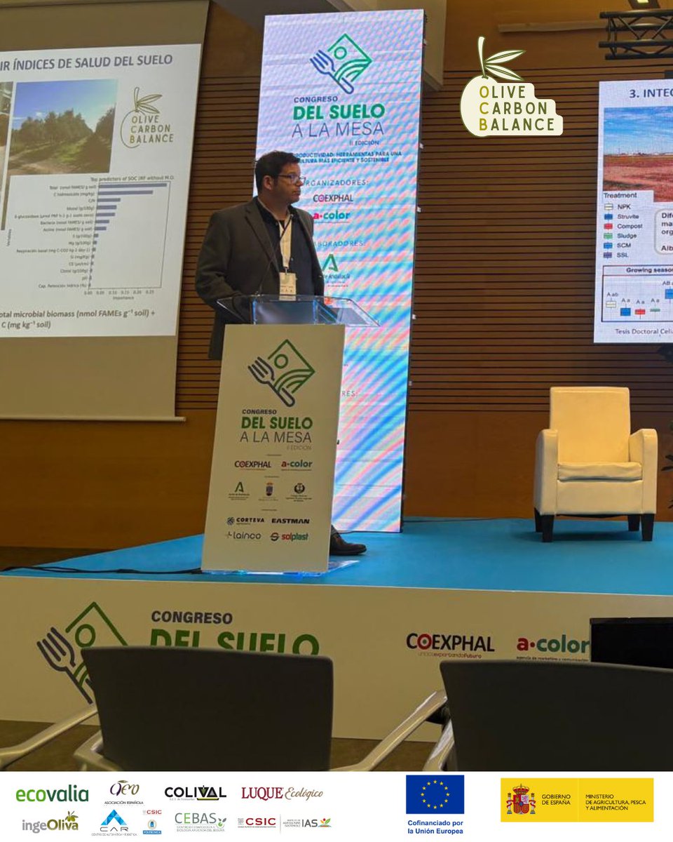 Ecovalia's tweet photo. Ecovalia, como representante del GO-OCB y responsable de la divulgación, comparte la participación de uno de sus socios en la jornada “Del Suelo a la Mesa”, Felipe Bastida presentó los objetivos del GO-OCB
Proyecto Cofinanciado por el FFEADER (80%) y el MAPA (20%). https://t.co/xZIGJ3f30z