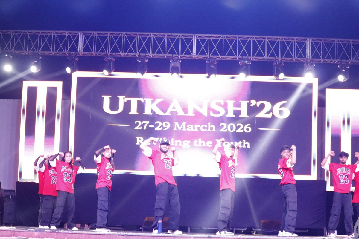 NITJofficial's tweet photo. From impactful stage acts to soulful Rajbhasha presentations and international student showcases, Day 0 set the perfect tone for an unforgettable Utkansh’26.
#Utkansh26 #NITJalandhar #CollegeFest #CampusLife #FestVibes #YouthFest #TechnoCulturalFest #StudentLife https://t.co/B5ydInvRBp