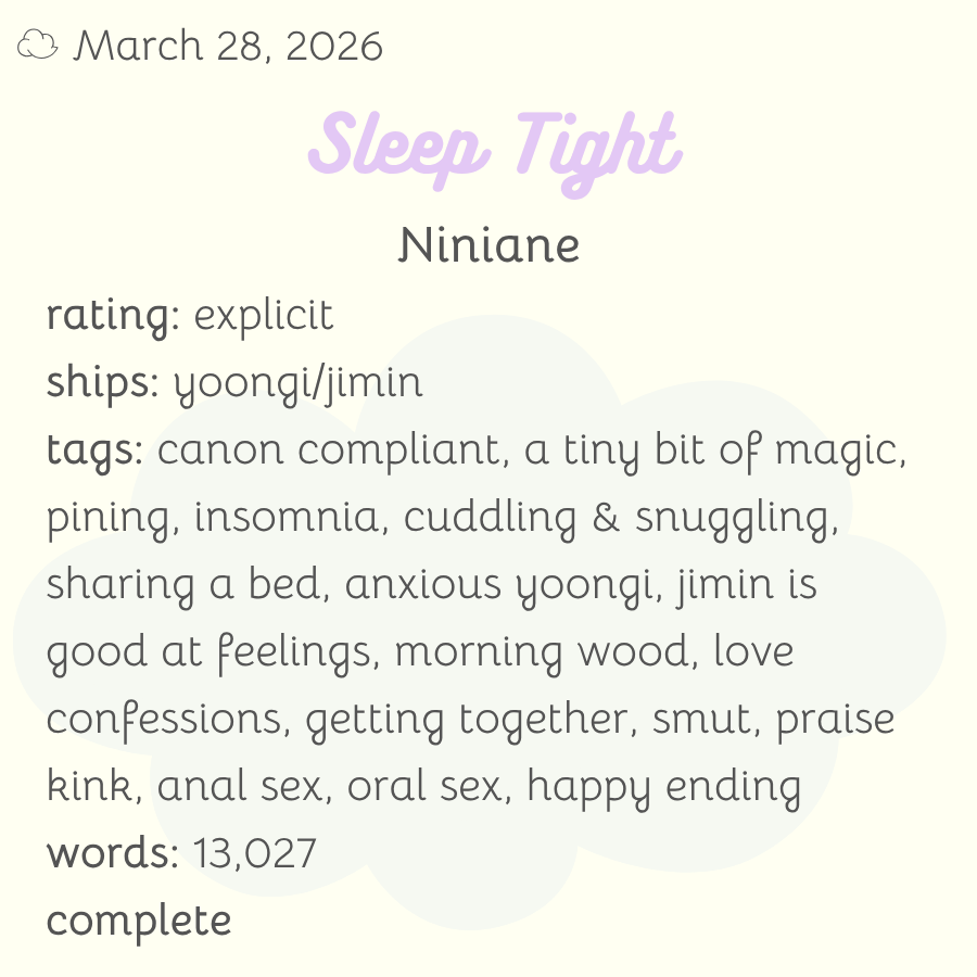 bedtime bangtan fic club tweet media