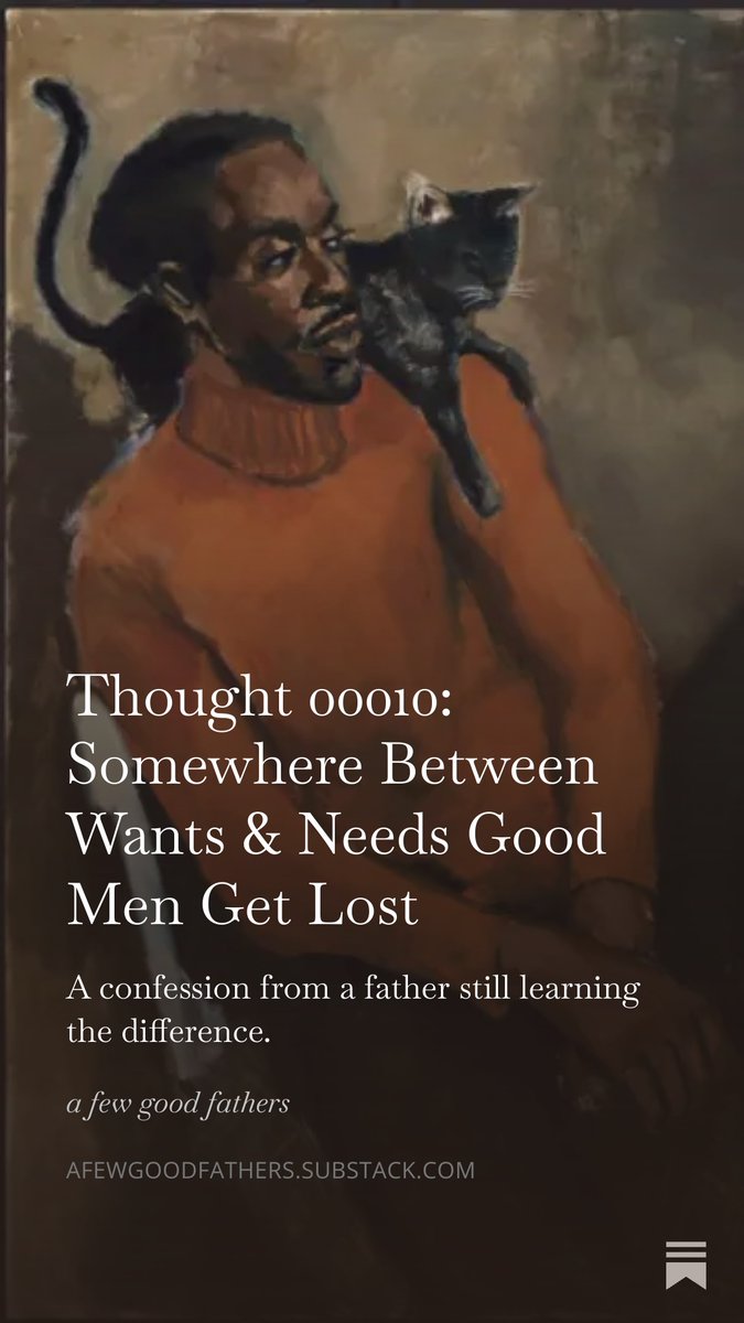 TehnDiamond's tweet photo. This week's essay is about the most dangerous confusion a man can have. And how I lived inside it for years without knowing.

You can read it here: https://t.co/nnG5dLaFi0 https://t.co/lzPNF9B5AB