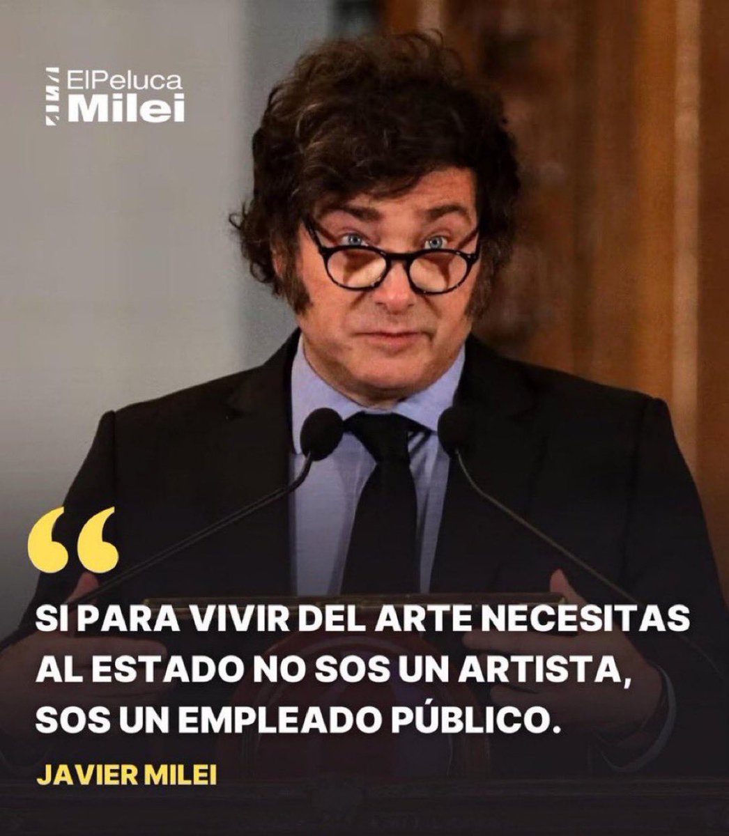 El Peluca Milei tweet media