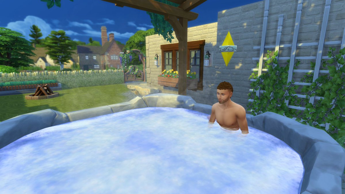 samphillipsX's tweet photo. Hot Tub &amp; Nudity In The Yard 🤭😏
#Sims4 #WickedWhims https://t.co/cXMp0wC0Kj