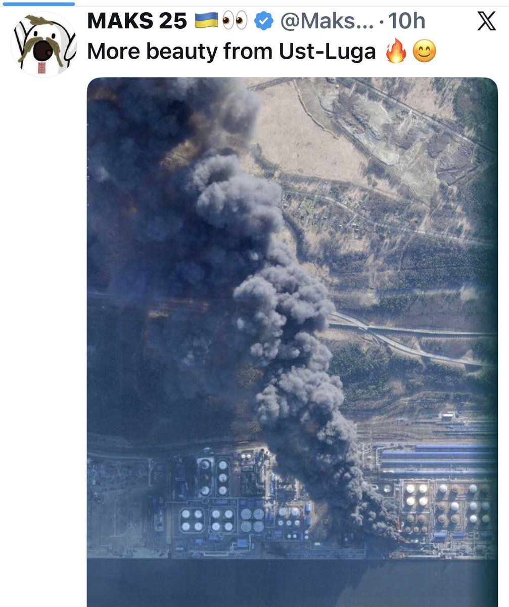 LOrion's tweet image. WHOOT YES.. and that was third hit on #YAROSLAVL .. hopse they really damaged it this time. @NATO  @DefenceHQ  @DI_Ukraine  @DefenceU  @USArmyEURAF  @USNATO  @Maks_NAFO_FELLA  @JayinKyiv  @bayraktar_1love 
WHEREAS #Primorsk is/was primarily a crude export terminal.