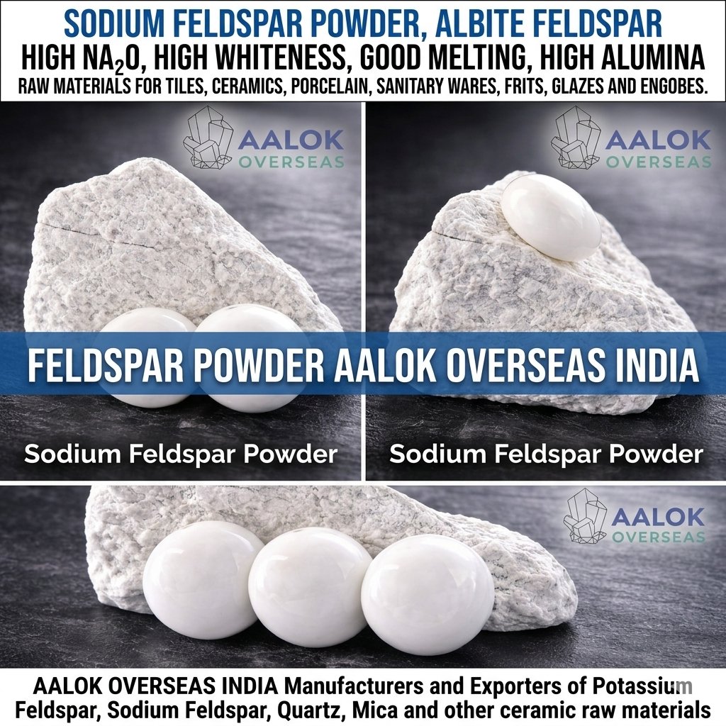 AalokOverseas's tweet image. Soda Feldspar – Aalok Overseas India 🇮🇳

✔ Consistent melt behavior
✔ Better glaze flow
✔ Energy-efficient firing

Ideal for tiles, porcelain &amp;amp; sanitary ware

#SodaFeldspar #CeramicRawMaterials #TileProduction #Glazing #IndiaExports